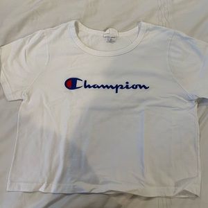 CHAMPION EMBRIODED LOGO T-SHIRT (L)